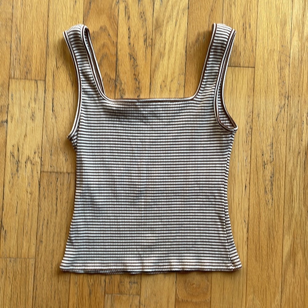 Reformation Striped Tank Top